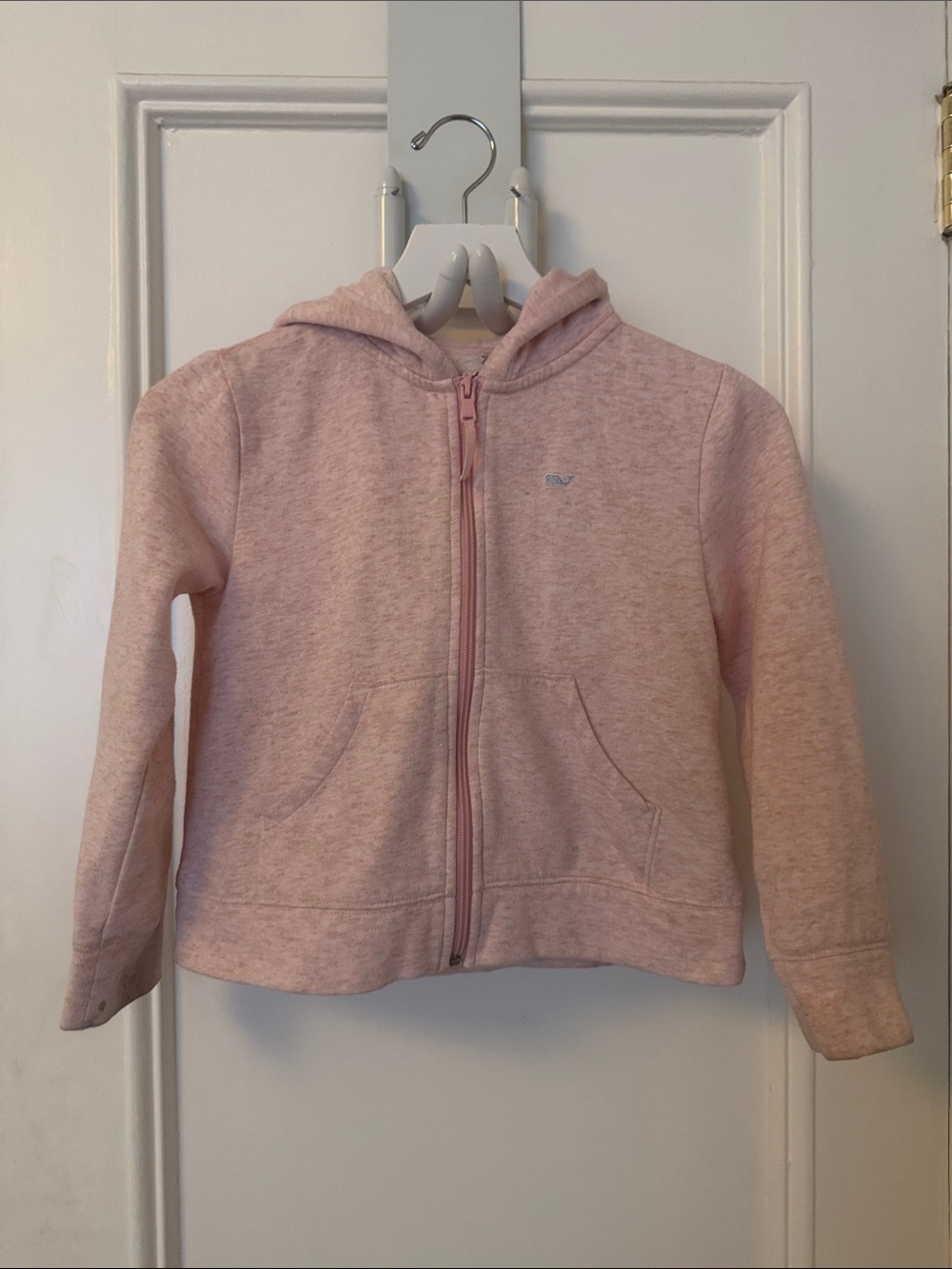 Vineyard Vines Light Pink Girls' Zip Hoodie